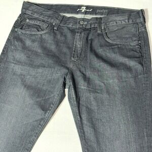 7 For All Mankind‎ Paxtyn Jeans Men's 38x33 Gray Luxe Skinny Performance Stretch